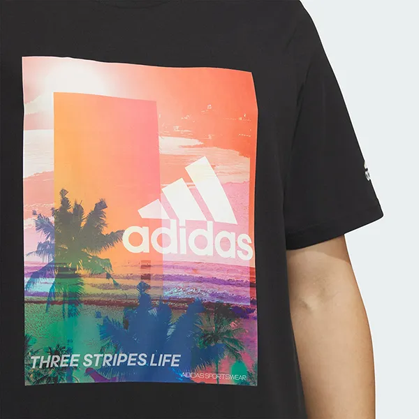 Áo Phông Nam Adidas Palm Tree Tee IT0903 Màu Đen Size L