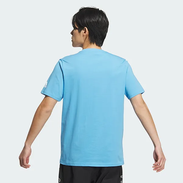 Áo Phông Nam Adidas Palm Tree Tee IT0904 Màu Xanh Nước Biển Size S