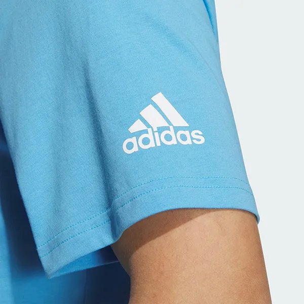 Áo Phông Nam Adidas Palm Tree Tee IT0904 Màu Xanh Nước Biển Size S