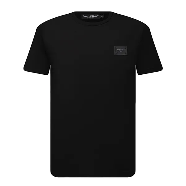 Áo Phông Nam Dolce & Gabbana D&G Regular Fit T-Shirt G8KJ9T FU7EQ Màu Đen Size 44