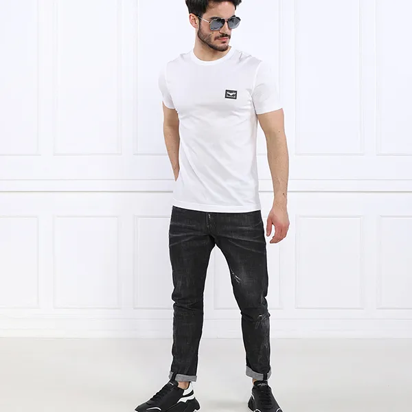Áo Phông Nam Dolce & Gabbana D&G Tshirt G8PT1TG7F2I W0800 Màu Trắng Size 44