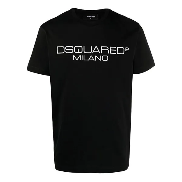 Áo Phông Nam Dsquared2 Cool Fit S71GD1055 T-shirt Màu Đen Size S - Thời trang - Vua Hàng Hiệu