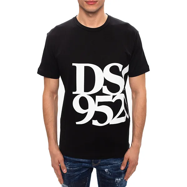 Áo Phông Nam Dsquared2 Cotton Tshirt S71GD0998 Màu Đen Size