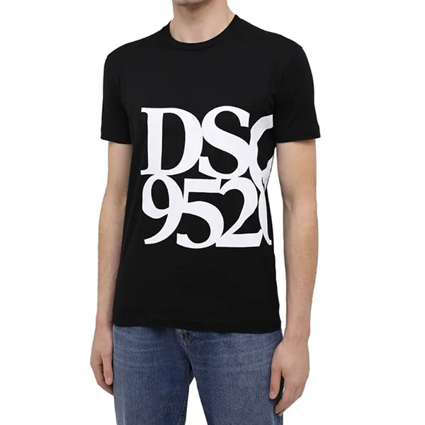 Áo Phông Nam Dsquared2 Cotton Tshirt S71GD0998 Màu Đen Size S
