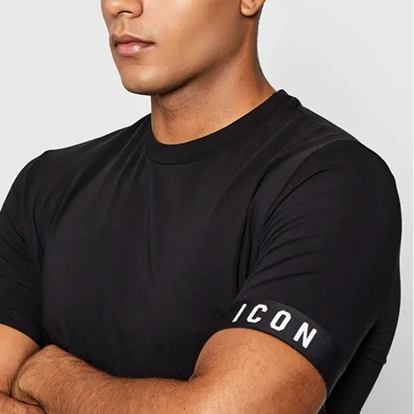 Áo Phông Nam Dsquared2 Icon T-Shirt D9M3S3590 Màu Đen Size M