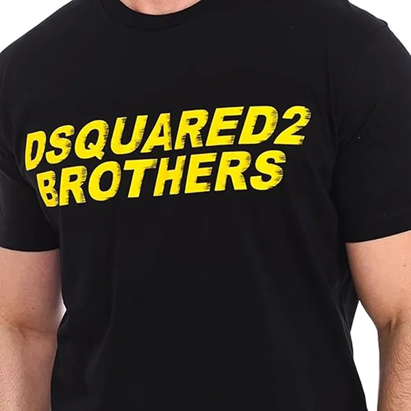 Áo Phông Nam Dsquared2 Men's Short Sleeve TShirt S74GD0825 Black Màu Đen Size S - Thời trang - Vua Hàng Hiệu
