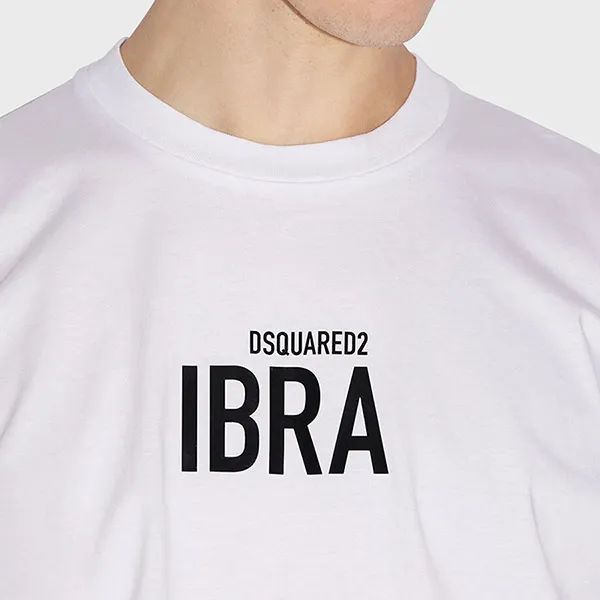 Áo Phông Nam Dsquared2 S78GD0059 Tshirt Màu Trắng Size XS - Thời trang - Vua Hàng Hiệu