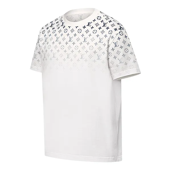 Áo Phông Nam Louis Vuitton LV Camiseta De Algodão Com Degradé 1AHUG0 Màu Trắng Size M - Thời trang - Vua Hàng Hiệu