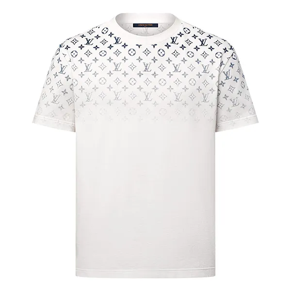 Áo Phông Nam Louis Vuitton LV Camiseta De Algodão Com Degradé 1AHUG0 Màu Trắng Size M - Thời trang - Vua Hàng Hiệu