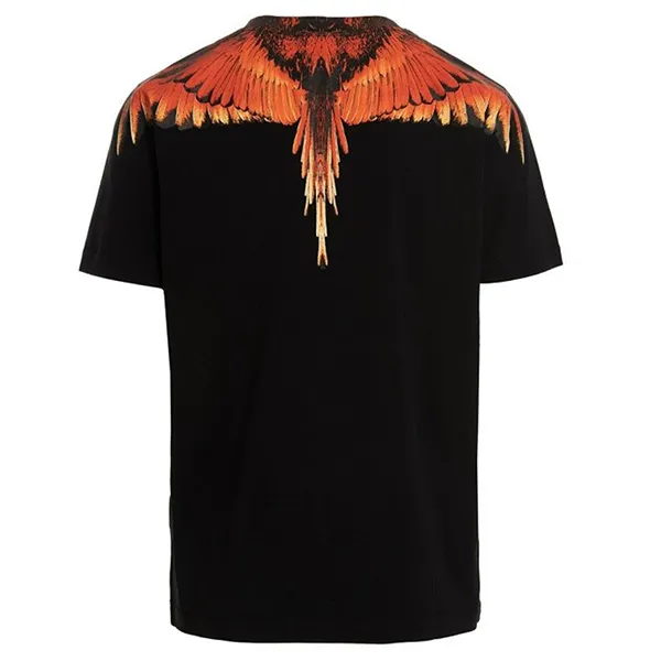 Áo Phông Nam Marcelo Burlon T-Shirt CMAA018F22JER001026 Màu Đen Cam Size XS