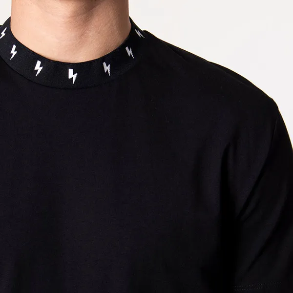 Áo Phông Nam Neil Barrett T-Shirt BJT067J S500 Màu Đen Size L - Thời trang - Vua Hàng Hiệu