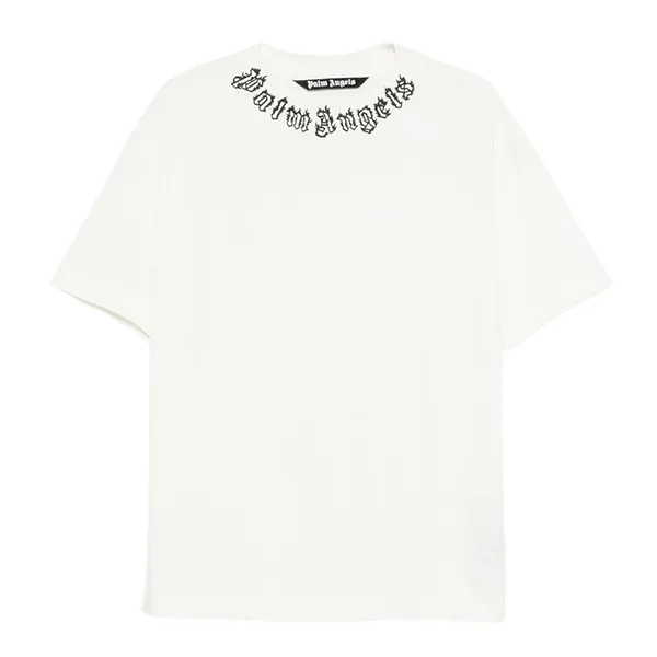 Áo Phông Nam Palm Angels Tshirt PMAA001S25JER0020310 Màu Trắng Size S