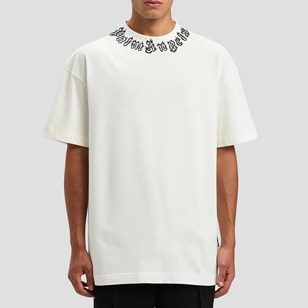 Áo Phông Nam Palm Angels Tshirt PMAA001S25JER0020310 Màu Trắng Size S