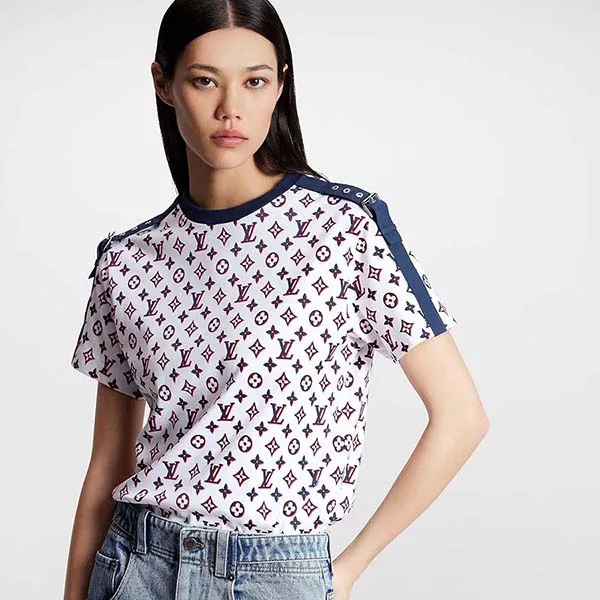 Áo Phông Nữ Louis Vuitton Monogram T-Shirt 1AC1SJ Màu Trắng Size XS - Thời trang - Vua Hàng Hiệu