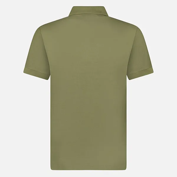 Áo Polo Nam Burberry Hartford Check Placket Polo Màu Xanh Olive Size XS - Thời trang - Vua Hàng Hiệu