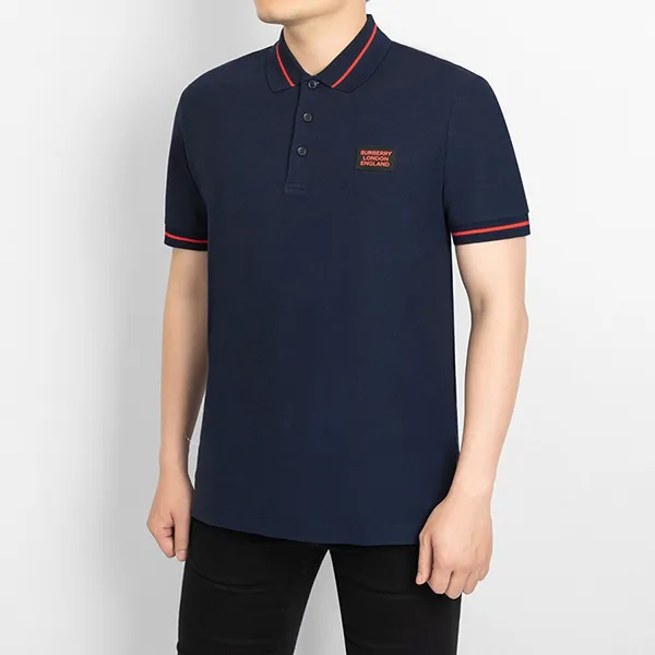 Áo Polo Nam Burberry Navy With Check Logo TB – 8067578 Màu Xanh Navy Size XS - Thời trang - Vua Hàng Hiệu