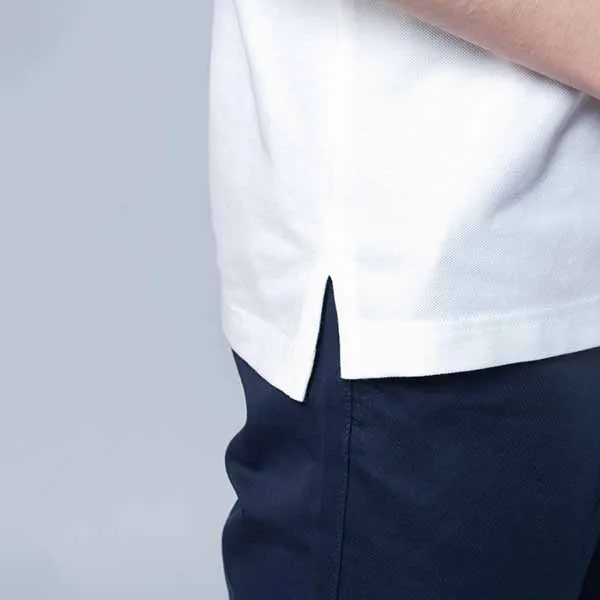 Áo Polo Nam DETERMINANT P01 Polo Short White Màu Trắng Size S