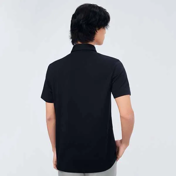 Áo Polo Nam DETERMINANT P12-02 Polo Short Cotton/polyester Black Màu Đen Size S - Thời trang - Vua Hàng Hiệu