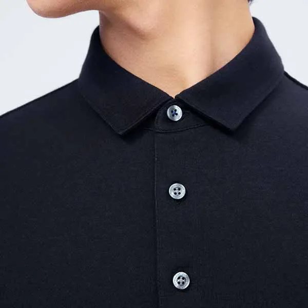 Áo Polo Nam DETERMINANT P12-02 Polo Short Cotton/polyester Black Màu Đen Size S - Thời trang - Vua Hàng Hiệu