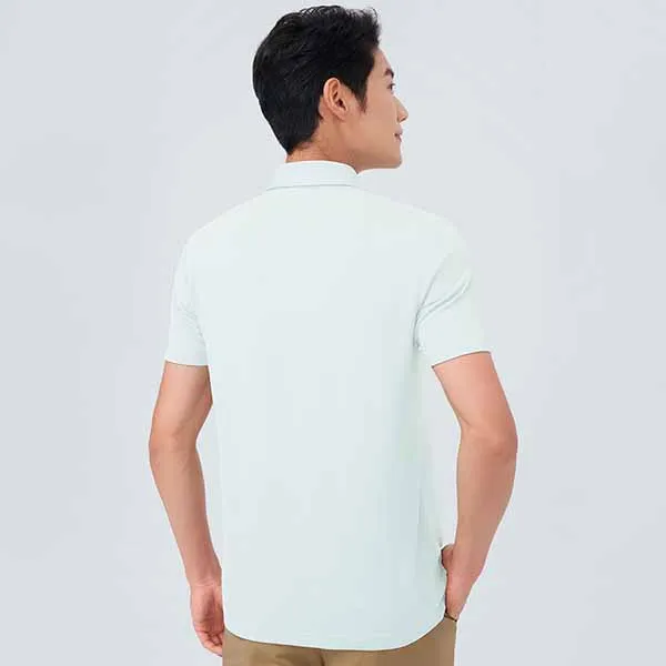 Áo Polo Nam DETERMINANT P12 Polo Short HK Exclusive Mint Màu Xanh Mint Size S