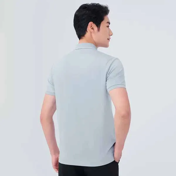 Áo Polo Nam DETERMINANT P22 Polo Short Grey Blue Màu Xanh Xám Size S