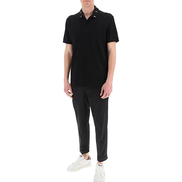 Áo Polo Nam Neil Barrett Regular Fit BJT078J - S550S Màu Đen Size M