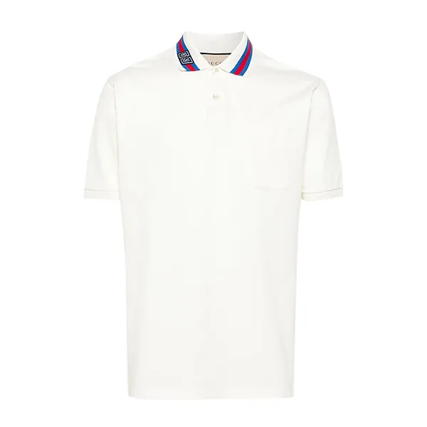 Áo Polo Nam Gucci Square GG Shirt Màu Trắng Size S - Thời trang - Vua Hàng Hiệu