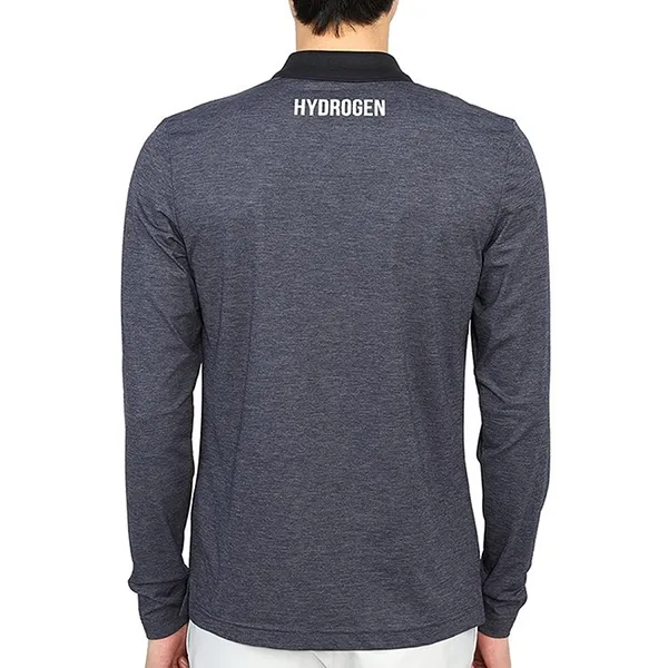 Áo Polo Nam Hydrogen Golf Wear Men's Long Sleeve G00562 015 Màu Xám Đậm Size S