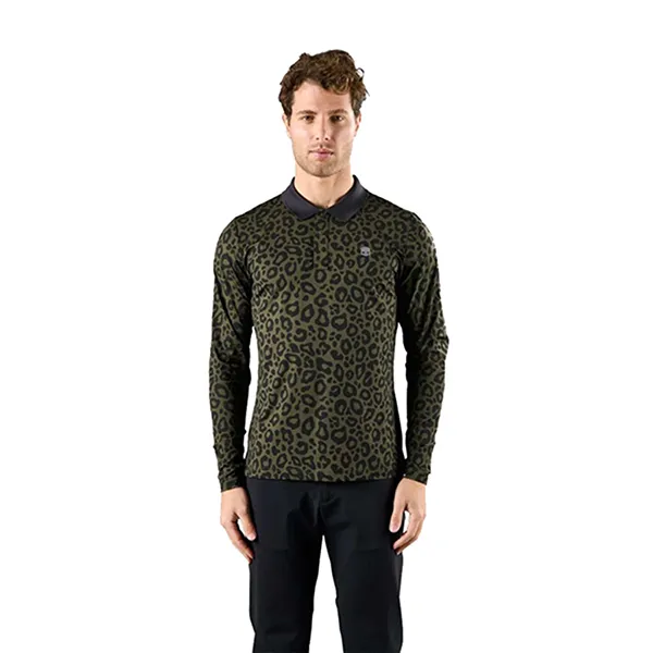 Áo Polo Nam Hydrogen M Printed LS PCG_47574 Màu Xanh Họa Tiết Size L