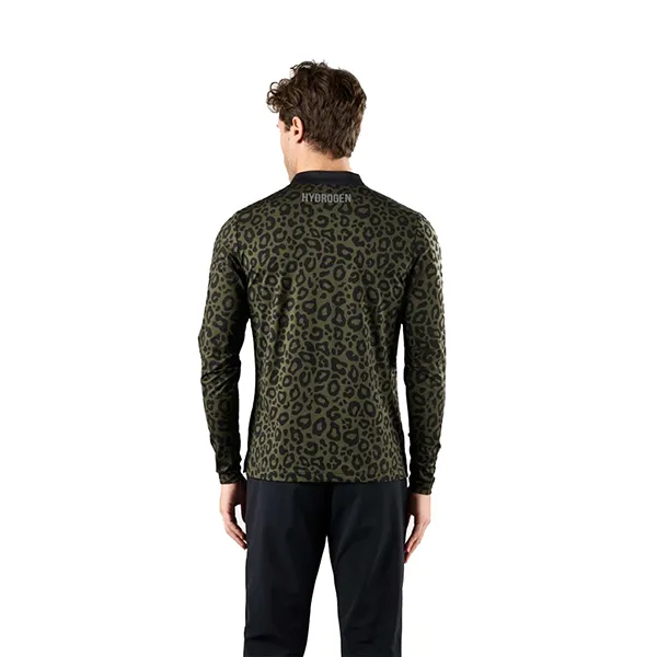 Áo Polo Nam Hydrogen M Printed LS PCG_47574 Màu Xanh Họa Tiết Size L