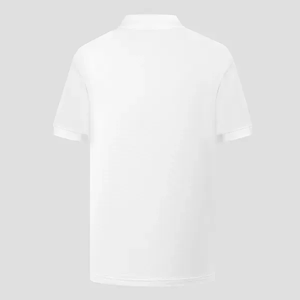 Áo Polo Nam Kenzo White With Black Tiger Logo Embroidered PF755PO0014BA 01 Màu Trắng Size S