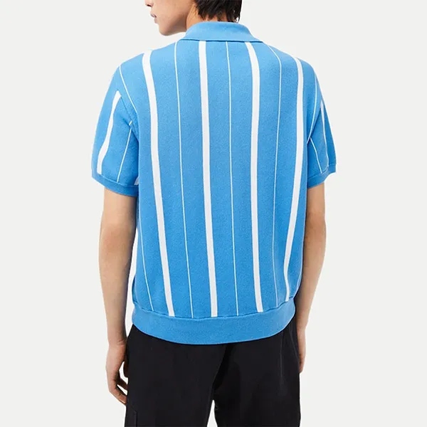 Áo Polo Nam Lacoste Classic Fit AH7642 Màu Xanh Blue Size 4