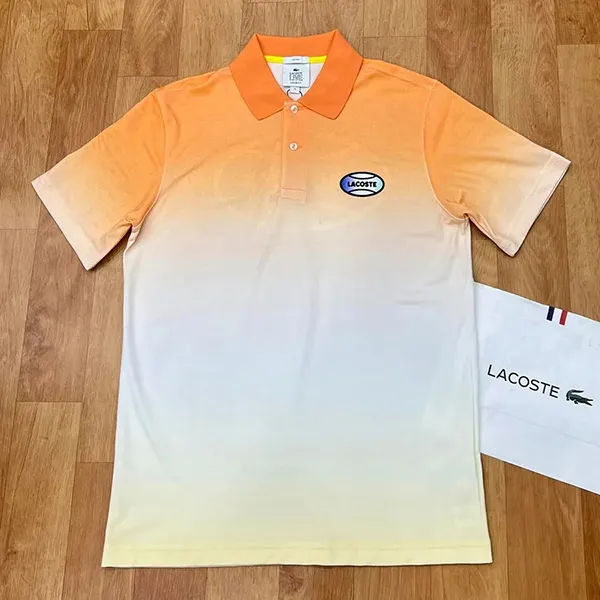 Áo Polo Nam Lacoste Live Regular Fit Gradated Print DH2898 Z81 Màu Cam Size 5 - Thời trang - Vua Hàng Hiệu