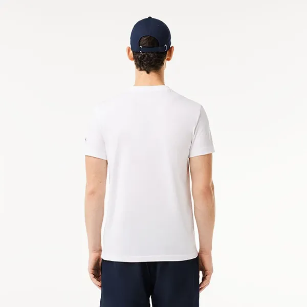 Áo Polo Nam Lacoste Men's Tennis TShirt And Hat Set X Novak Djokovic TH7516-10-001 Màu Trắng Size 3 - Thời trang - Vua Hàng Hiệu