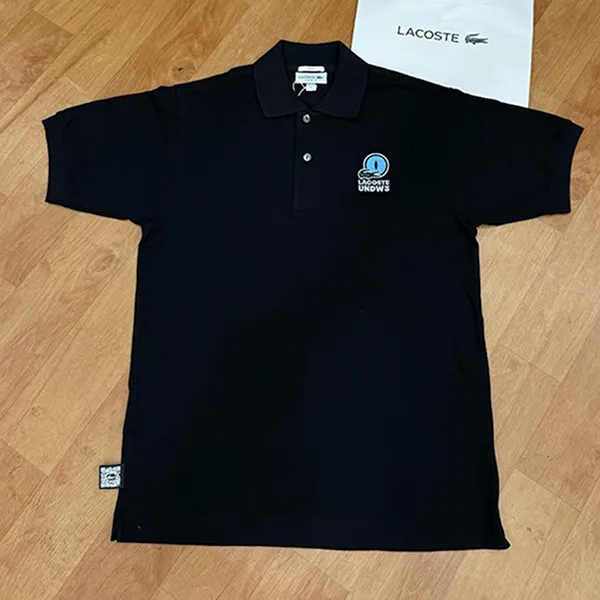Áo Polo Nam Lacoste UNDW3 Factory Drop Limited Edition Collection Màu Đen Size 3
