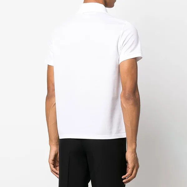 Áo Polo Nam Yves Saint Laurent YSL White Polo Shirt 712300 YB2OC 9000 Blanc Màu Trắng Size XS