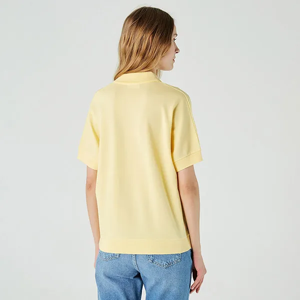 Áo Polo Nữ Lacoste Kadın Relaxed Fit Sarı PF0504 6XP Màu Vàng Size XS