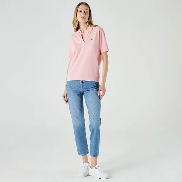 Áo Polo Nữ Lacoste Kadın Relaxed Fit Sarı PF0504 7SY Màu Hồng Size XS - Thời trang - Vua Hàng Hiệu