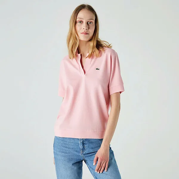 Áo Polo Nữ Lacoste Kadın Relaxed Fit Sarı PF0504 7SY Màu Hồng Size XS - Thời trang - Vua Hàng Hiệu