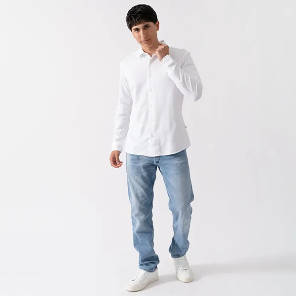 Áo Sơ Mi Dài Tay Nam Hugo Boss 50519748MYSOFT2_BI100 Màu Trắng Size S - Thời trang - Vua Hàng Hiệu
