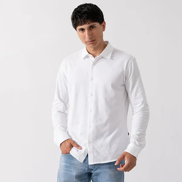 Áo Sơ Mi Dài Tay Nam Hugo Boss 50519748MYSOFT2_BI100 Màu Trắng Size S - Thời trang - Vua Hàng Hiệu