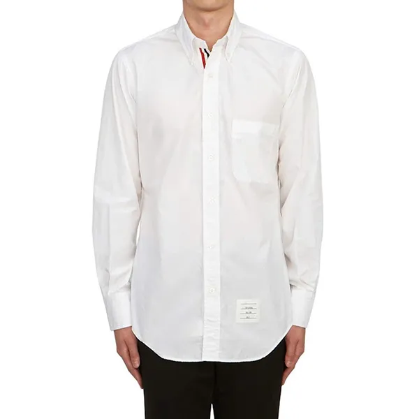 Áo Sơ Mi Nam Thom Browne Long-Sleeve Classic Shirt MWL010E Màu Trắng Size 2