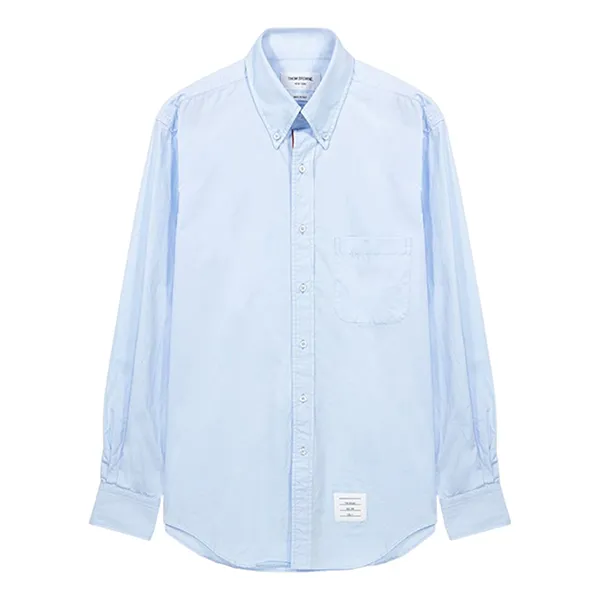 Áo Sơ Mi Nam Thom Browne Long-Sleeve Classic Shirt MWL010E Màu Xanh Nhạt Size 1 - Thời trang - Vua Hàng Hiệu