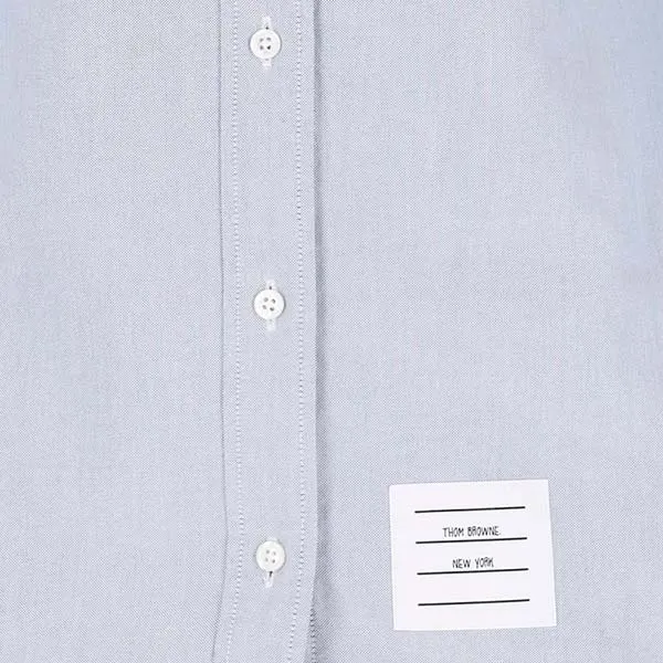 Áo Sơ Mi Nữ Thom Browne Tricolor Detail Shirt FLL019E/F0313480 Màu Xanh Blue Size 44
