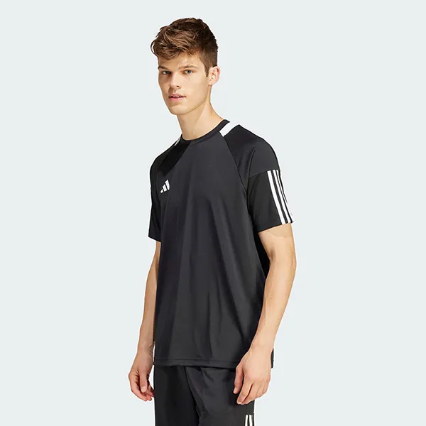 Áo Thun Nam Adidas Sereno AEROREADY 3-Stripes Tee IR7823 Màu Đen Size XL
