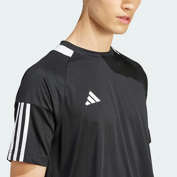 Áo Thun Nam Adidas Sereno AEROREADY 3-Stripes Tee IR7823 Màu Đen Size XL