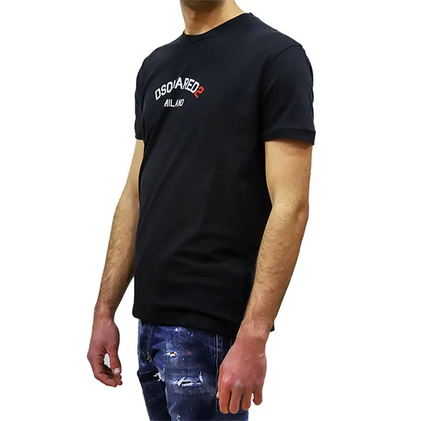 Áo Thun Nam Dsquared2 Men Tshirt S74GD0969 Màu Đen Size S