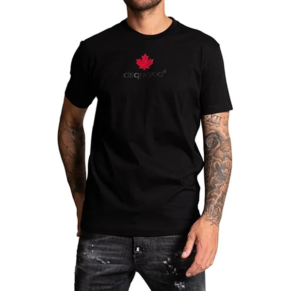 Áo Thun Nam Dsquared2 TShirts S74GD0857 S23009 Black Màu Đen Size S