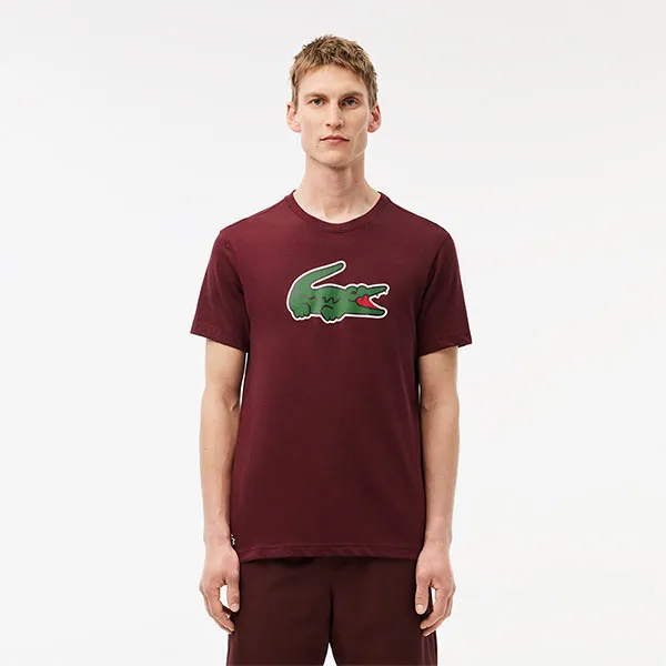 Áo Thun Nam Lacoste Men's Ultra Dry Logo Sport T-Shirt TH7513 51 IDC Màu Đỏ Size 3