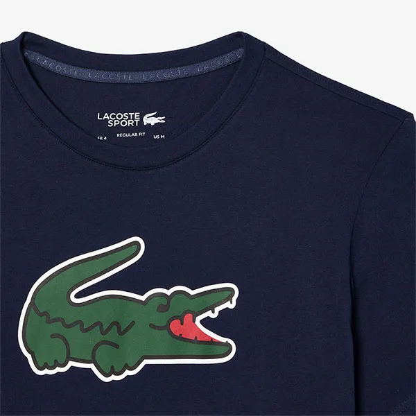 Áo Thun Nam Lacoste Men's Ultra Dry Logo Sport T-Shirt TH7513 51 TR1 Màu Xanh Navy Size 3 - Thời trang - Vua Hàng Hiệu